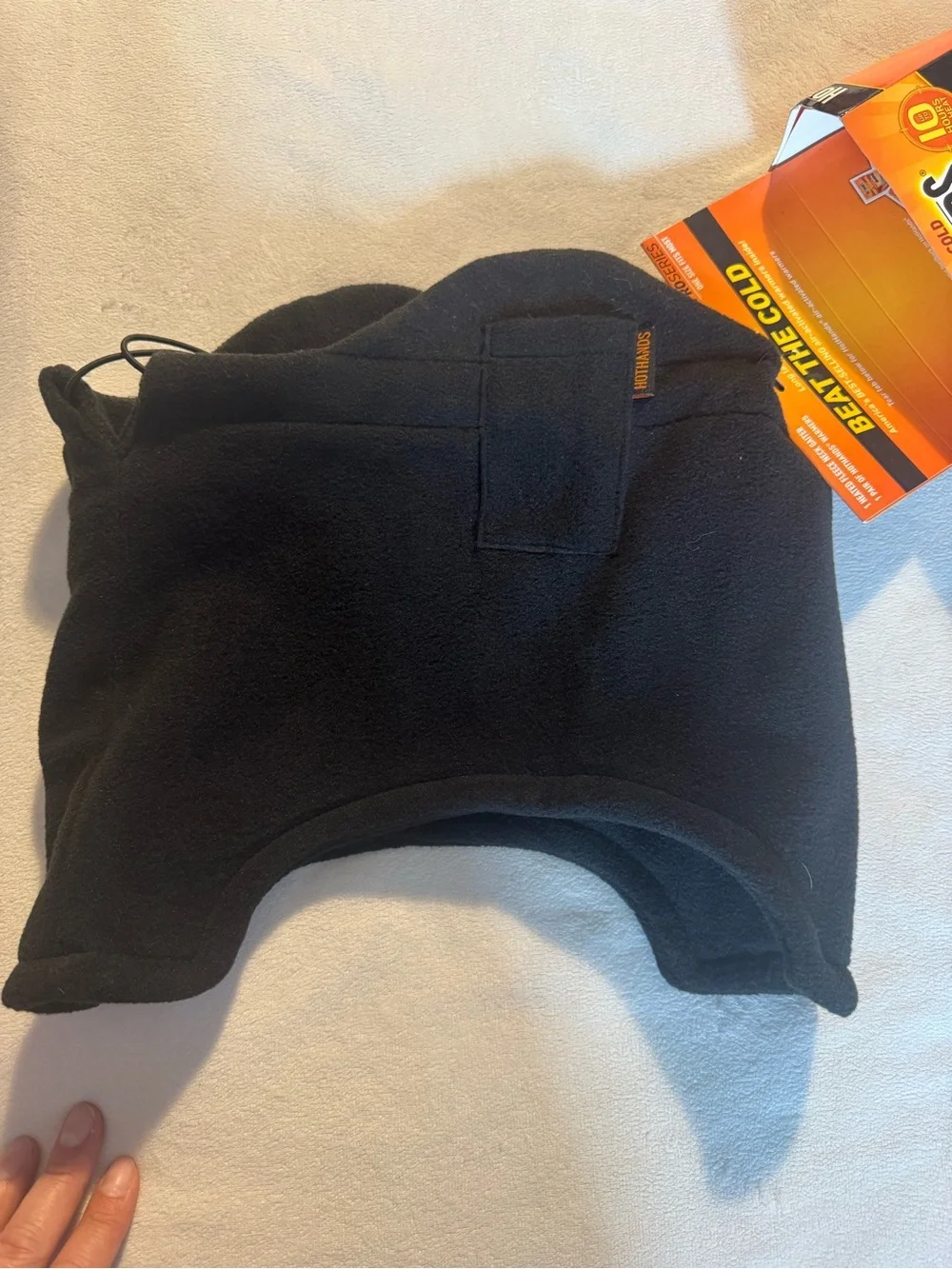 Black Fleece Neck Gaiter – Men’s Thermal Coverage